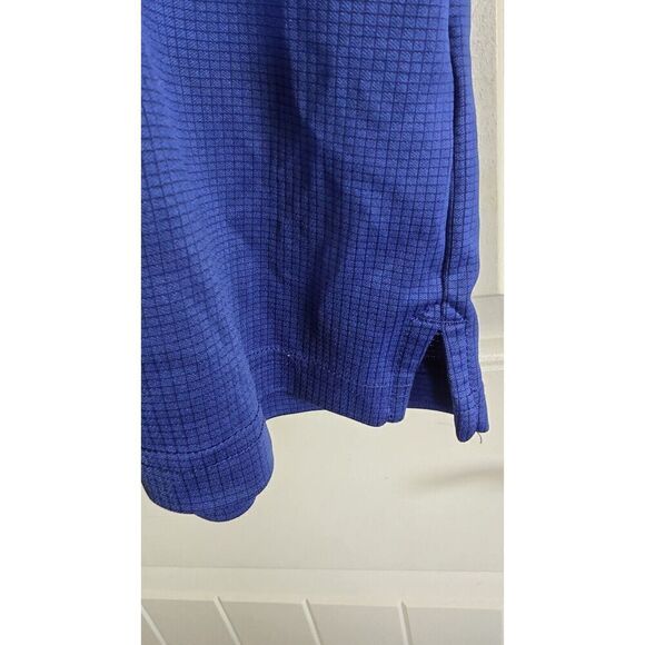 IZOD Golf Men's Polo Shirt Size Large XL performance BREATHABLE Navy Blue - Picture 5 of 9